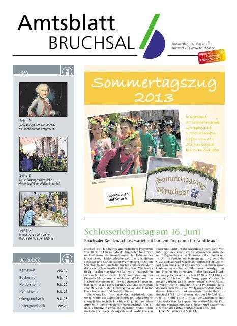 Amtsblatt KW 20/2013 - Bruchsal