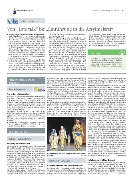 Amtsblatt KW 20/2013 - Bruchsal