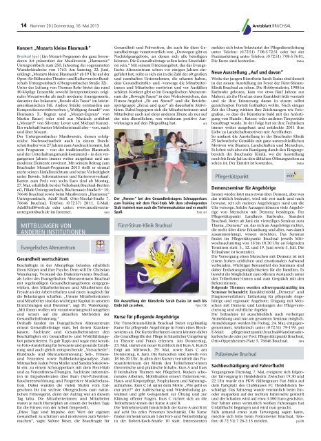 Amtsblatt KW 20/2013 - Bruchsal