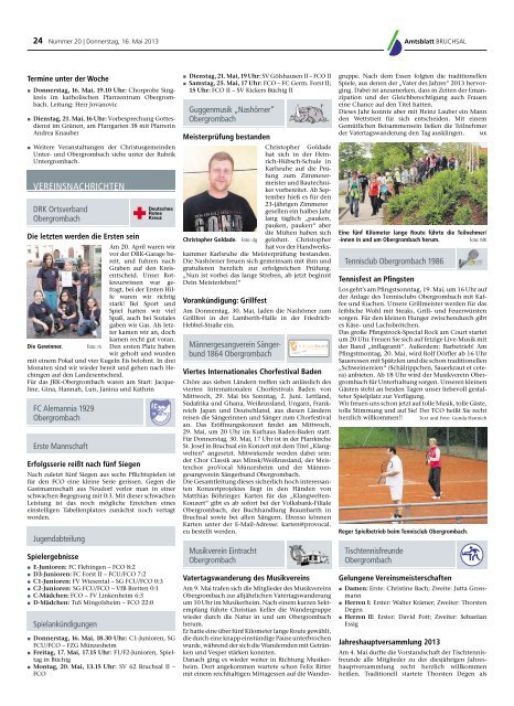 Amtsblatt KW 20/2013 - Bruchsal