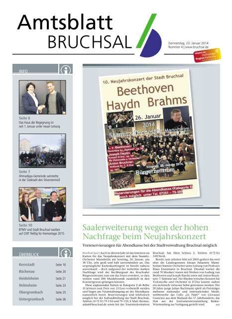 Amtsblatt KW 04/2014 - Bruchsal