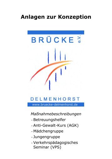 Anlagen zur Konzeption - Brücke e. V. Delmenhorst