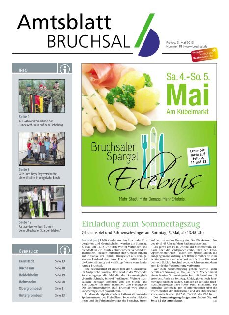 Amtsblatt KW 18/2013 - Bruchsal