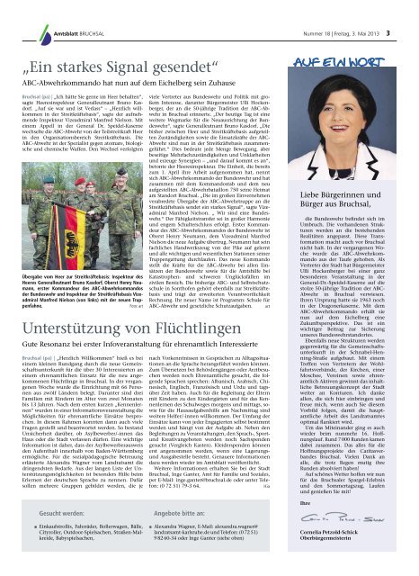 Amtsblatt KW 18/2013 - Bruchsal