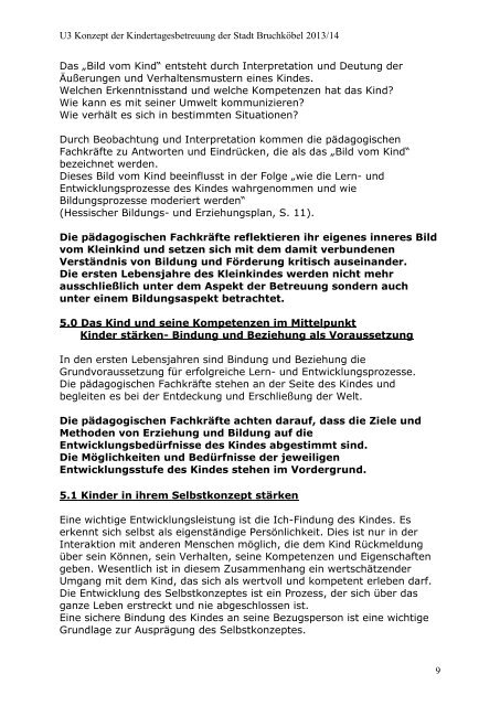 U3 Konzeption Kita Hasenburg - Stadt Bruchköbel
