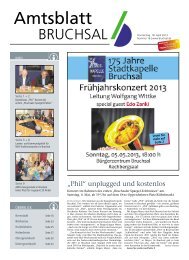 Amtsblatt KW 16/2013 - Bruchsal
