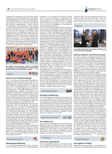 Amtsblatt KW 16/2013 - Bruchsal