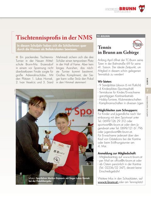 Gemeindezeitung 3/2013 - Brunn am Gebirge