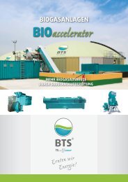BIOGASANLAGEN - BTS Biogas