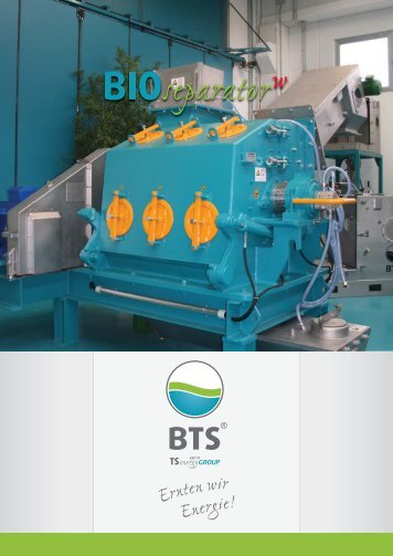 Einsatzgebiete - BTS Biogas