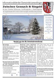 Informationsblatt der Gemeinde Lamerdingen - Buchloe