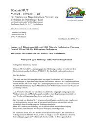 27. 03. 2013 - Bündnis MUT - Widerspruch gegen den Ablehnungs