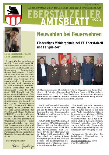 AMTSBLATT 4/2013 - Bürgermeister Zeitung