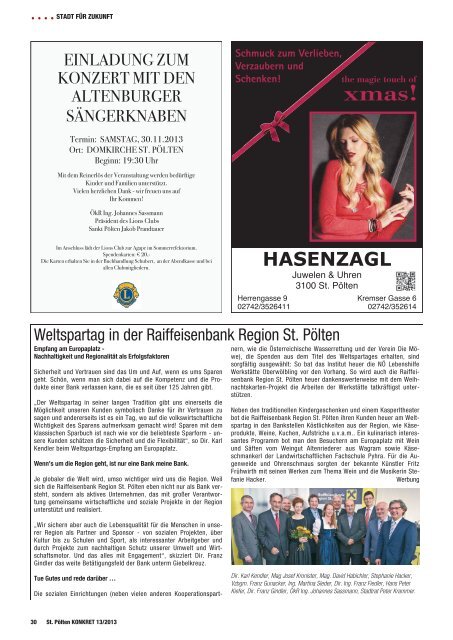 ADVENT IN DER STADT ERLEBEN - Bürgermeister Zeitung