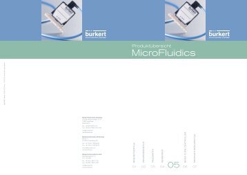 MicroFluidics - Bürkert Fluid Control Systems