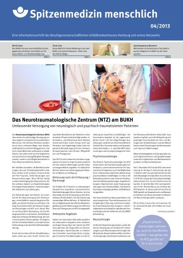 Spitzenmedizin menschlich 04/2013 - 940 kB - BUK-Hamburg