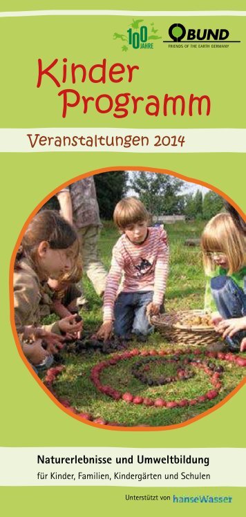 Kinderprogramm 2014 - BUND Bremen