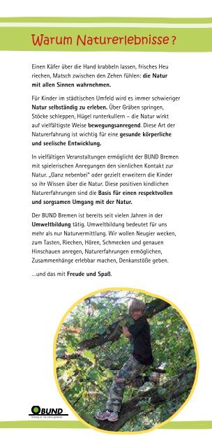 Kinderprogramm 2014 - BUND Bremen