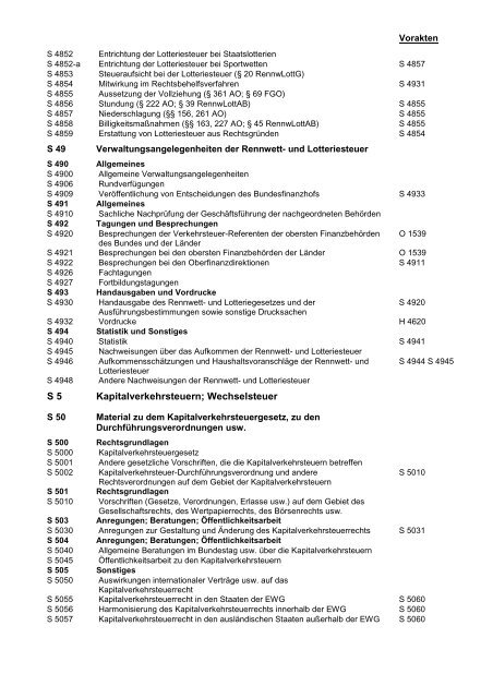 Digitaler Aktenplan für die Finanzverwaltung, Stand: April 2013