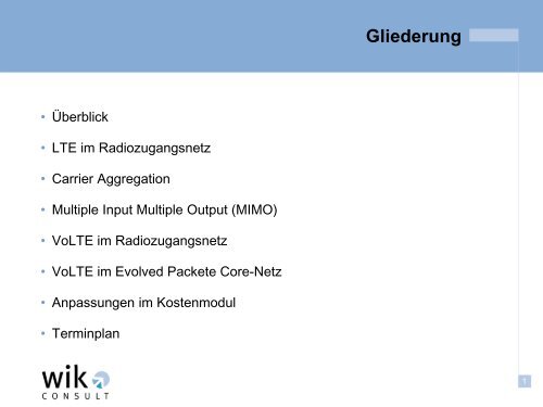 Präsentation WIK-Consult - Infoveranstaltung Februar 2014