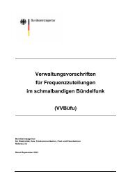 VV Bündelfunk - Bundesnetzagentur