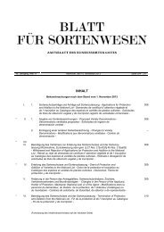 November 2013 - Bundessortenamt
