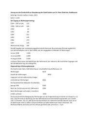 Statistische Angaben zur Kriegszerstörung der Stadt Emden, 2013