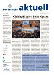 Gleichgültigkeit keine Option - Bundeswehr