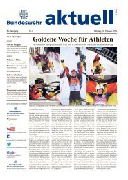 Goldene Woche für Athleten - Bundeswehr