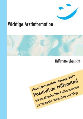 Arztinfo Positivliste Hilfsmittel - Sanitätshaus Burbach + Goetz