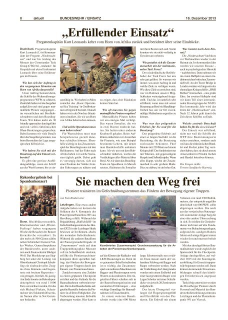 aktuell Nr. 49 vom 16.12.2013 ( PDF , 2,8 MB) - Bundeswehr