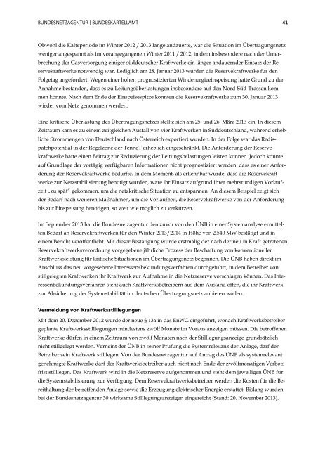 Monitoringbericht 2013 - Bundesnetzagentur