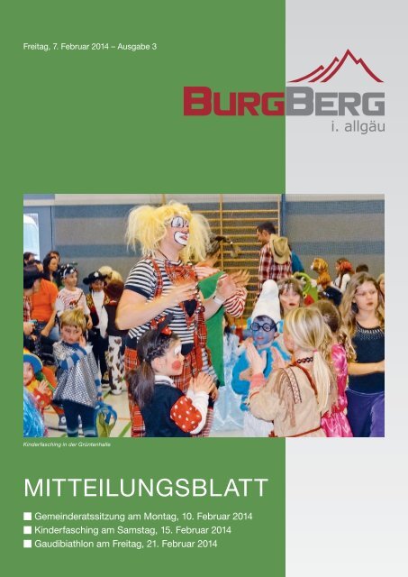 Burgberger Mitteilungsblatt Nr. 03/2014