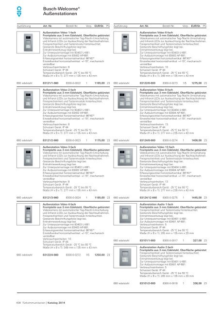 Kapitel downloaden - Busch-Jaeger Elektro GmbH