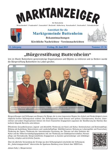 Marktanzeiger vom 28.06.2013 - Buttenheim
