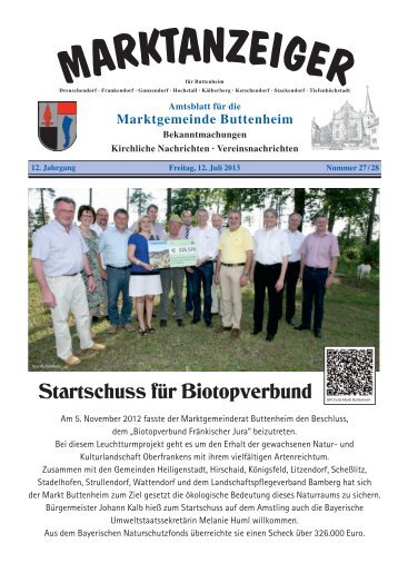 Marktanzeiger vom 12.07.2013 - Buttenheim