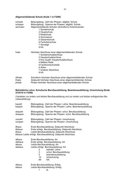 Dokumentation zum Längsschnittdatensatz - Wirtschaftspädagogik ...