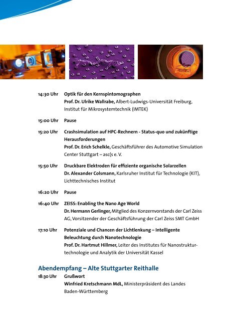 Forschungstag 2013 Hochtechnologieforschung - Baden ...