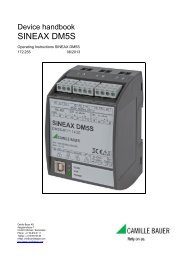 SINEAX DM5S - Camille Bauer AG