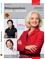 BZ Programm 1 2014 - Bildungszentrum Nürnberg - Stadt Nürnberg