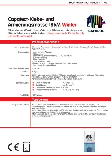 Technische Information Nr. 186M Winter - Caparol