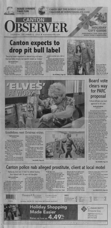 Canton Observer for December 12, 2013 - Canton Public Library