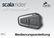 scala rider Q3 / Q3 MultiSet™ - Cardo Systems, Inc