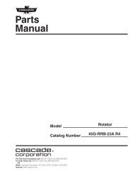 Parts Manual - Cascade Corporation