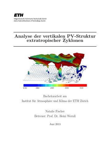Analyse der vertikalen PV-Struktur extratropischer Zyklonen - CCES