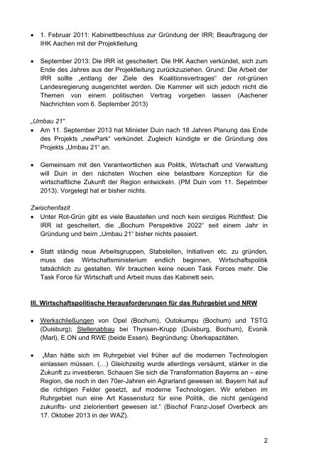 Sprechzettel zum Pressegespräch mit Hendrik Wüst - CDU ...