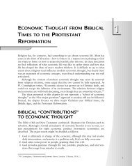 economic thought from biblical times to the protestant reformation ...