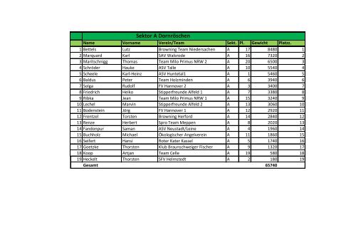 Auswertung - PDF - beim Champions Team