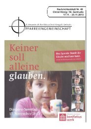 Ausgabe 2013_46.pdf - Pfarreiengemeinschaft Lingen-Süd