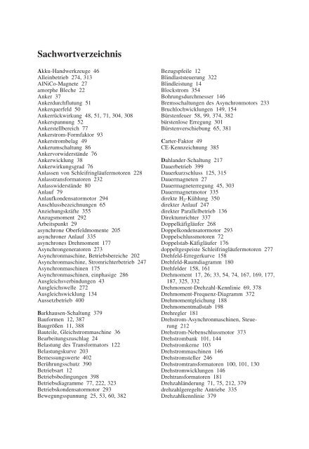 Stichwortverzeichnis - Christiani